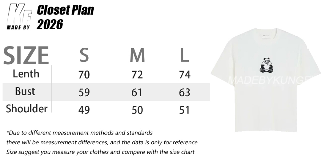 【A+ Item ID 9033 AMI Panda Embroidered Knitted Cotton Regular Round Neck Short Sleeve - Image 2