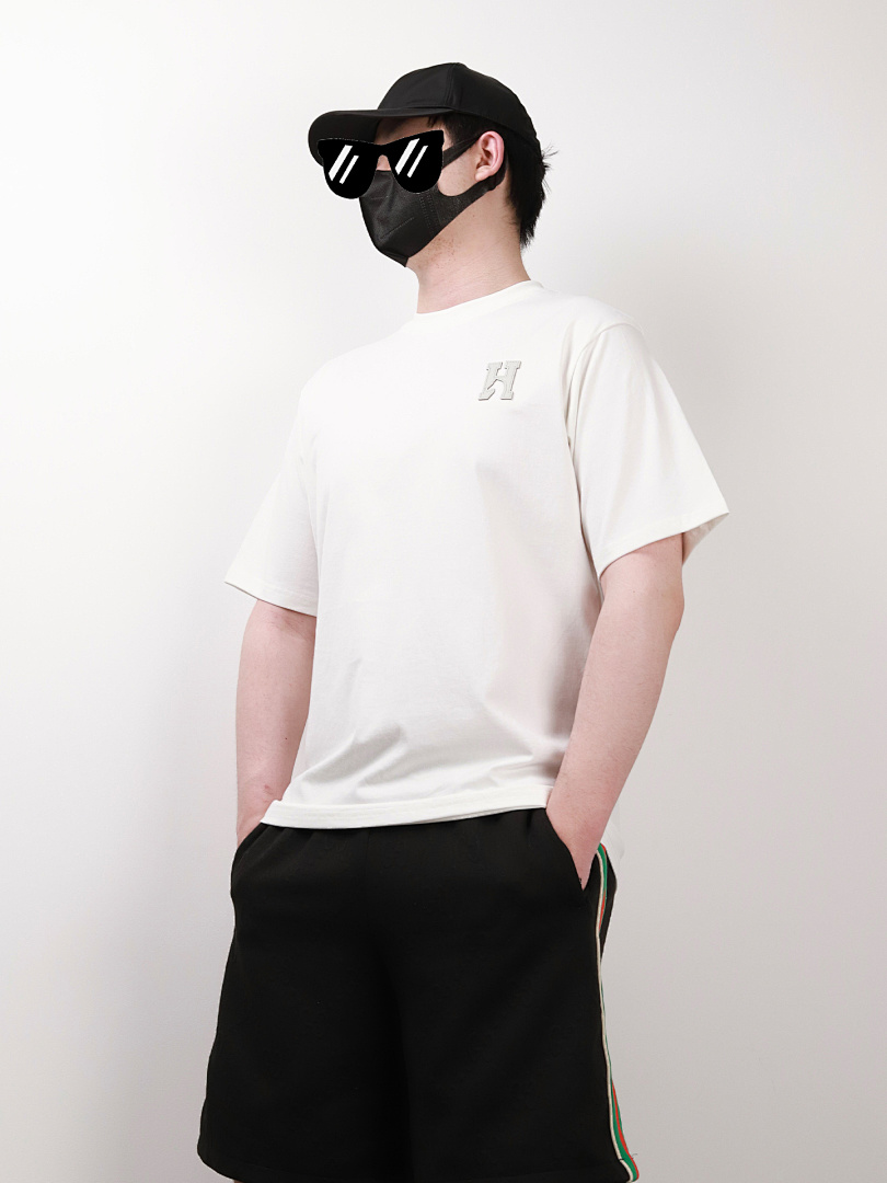 Other Herms Leather Label Embroidered Tee - Image 8