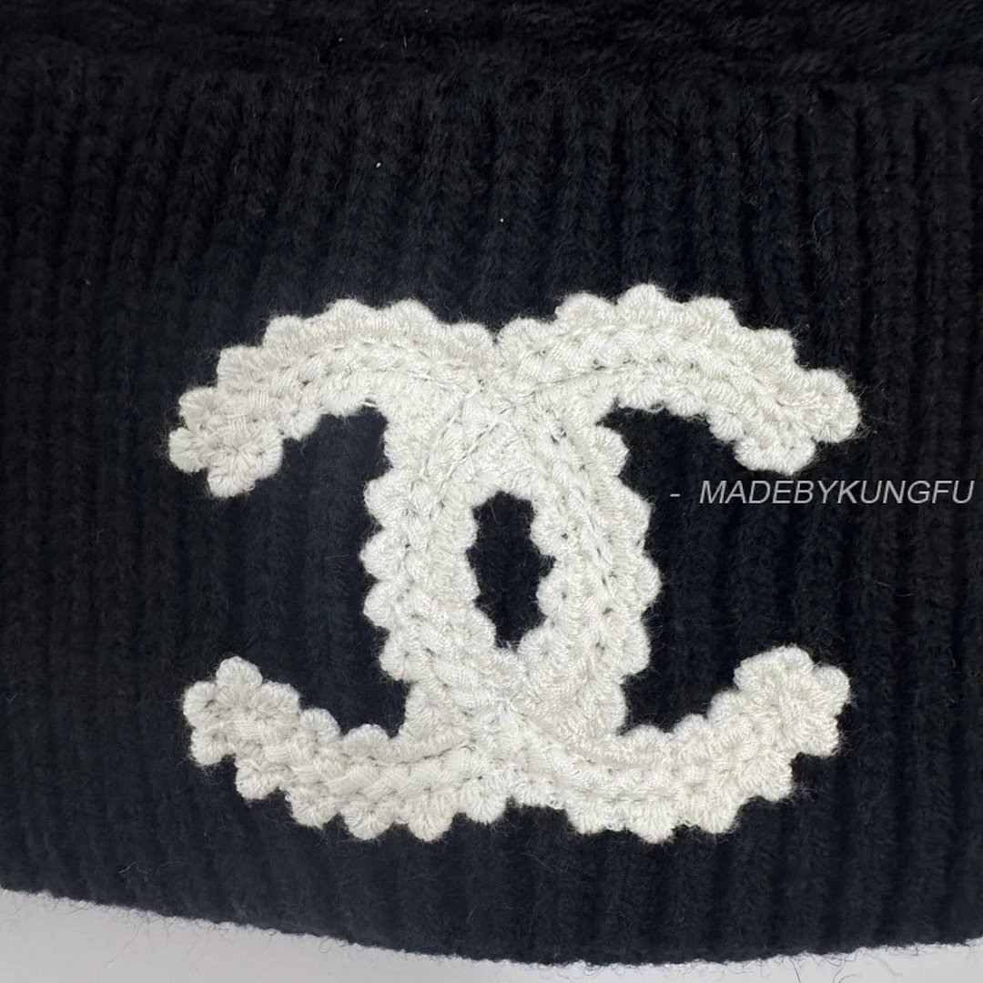 【A+ Item ID 8418 Xiaoxiang Embroidered Logo Knitted _Wool And Cashmere Blended_ Woolen - Image 24