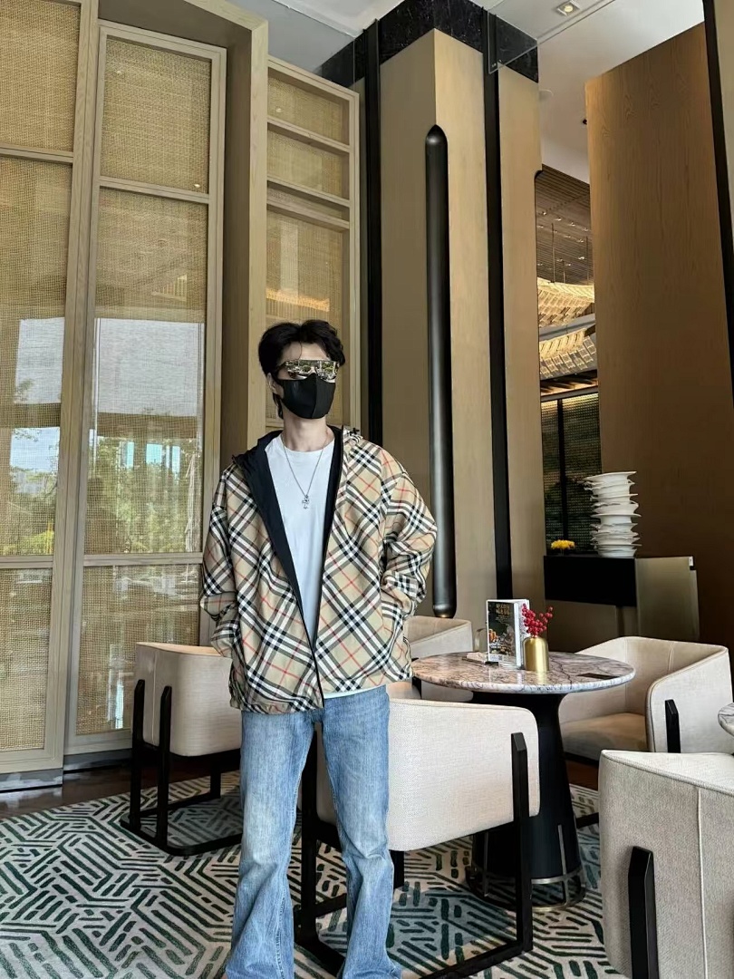 Other BBR Reversible Plaid War Horse Trench Coat - Image 31
