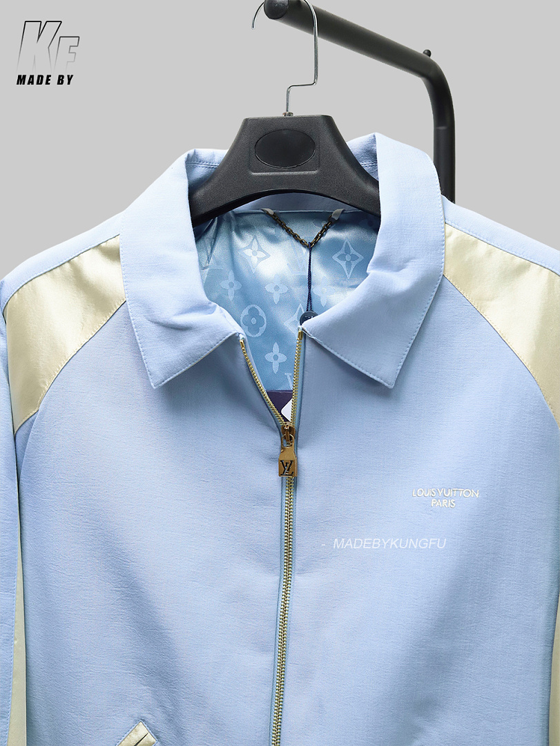 Other 1V 50% Mulberry Silk Blended Monogram Jacket - Image 30