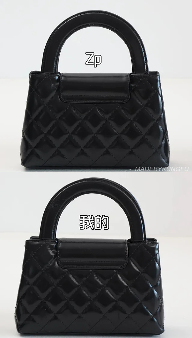 【A+ Item ID 9057 CHANE1 Kelly Diamond Patterned Cowhide Chain Carrying Shoulder Bag - Image 33