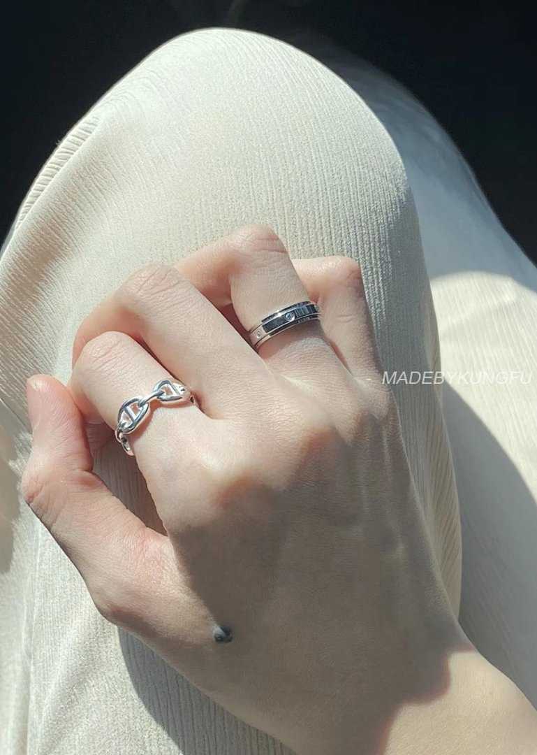 【A+ Item ID 8367 -Chaine-d'Ancre-Enchainee- Ring -925 (Pure Silver) - Image 21