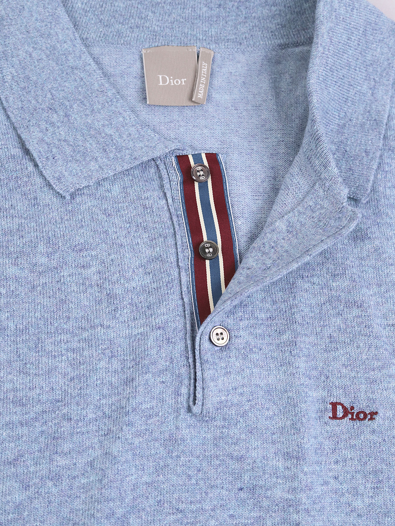 Other Or Wool Blended Knitted Polo Shirt - Image 14