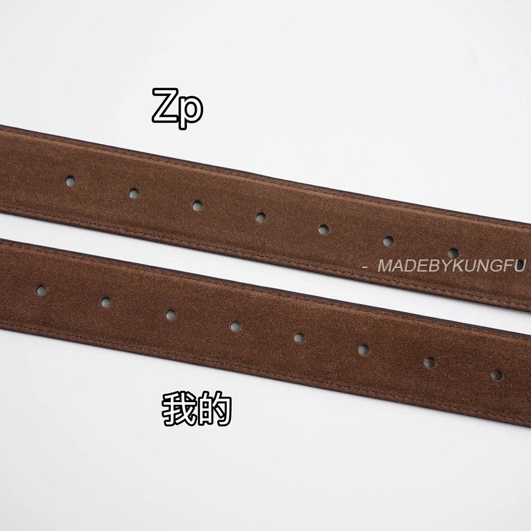 【A+ Item ID 8400 PRD _High Definition Triangle_ Logo Enamel Belt (_Imported Suede_ Bro) - Image 16