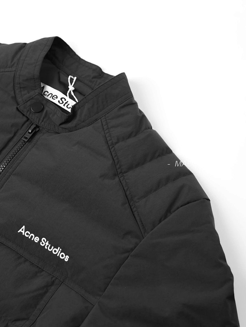 【A+ Item ID 8098 Acne SS25 Logo _National Standard 90 White Duck Down_ Solid Color Zipp - Image 11