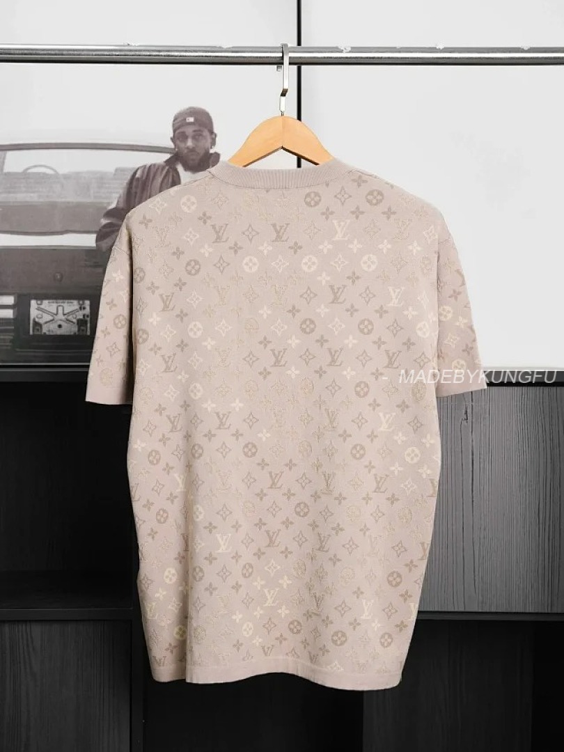 【A+ Item ID 9034 1V Early Spring Men's Series Full Print Old Flowers MONOGRAM Round Neck Shirt Jacq - Image 29