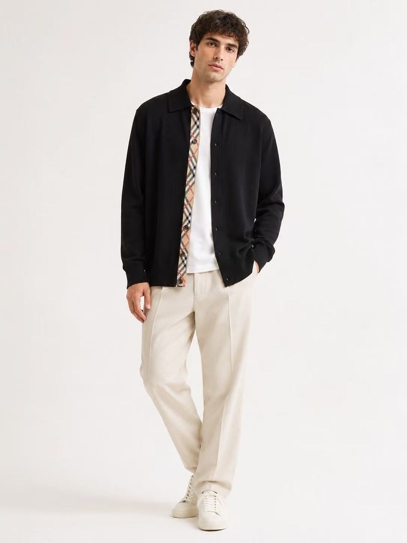 Other BBR 100% Wool Button Up Polo - Image 4