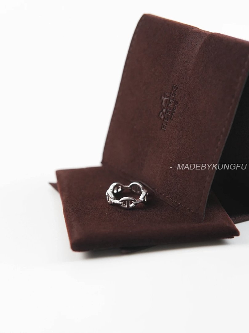 【A+ Item ID 8367 -Chaine-d'Ancre-Enchainee- Ring -925 (Pure Silver) - Image 9