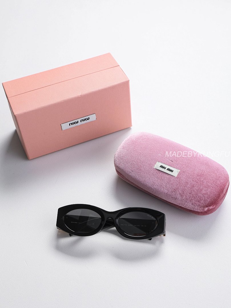 【A+ Item ID 8412 M1U-Miu- Miu -2022Ss- Classic (Cat Eye Sunglasses Flat Frame Su) - Image 14