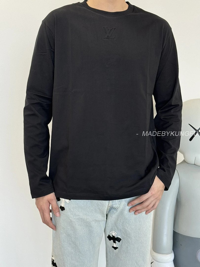 【A+ Item ID 8180 Embossed Crew Neck “32 Count Combed Long Staple Cotton Smooth ”Logo Lo, photo 1