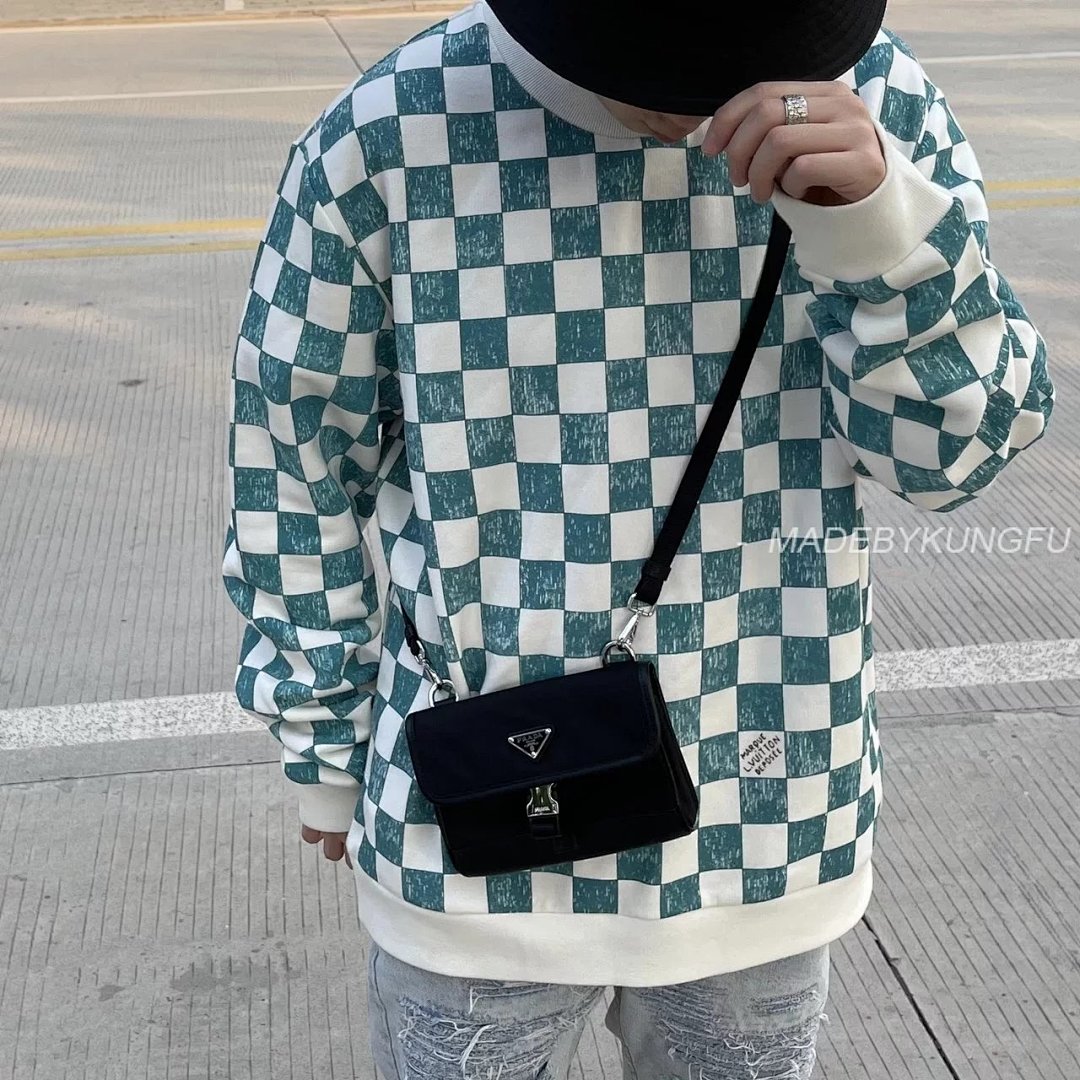 【A+ Item ID 8506 Prad Nylon Leather Phone Bag Tested To Hold 2 Max Models (With Card) - Image 38