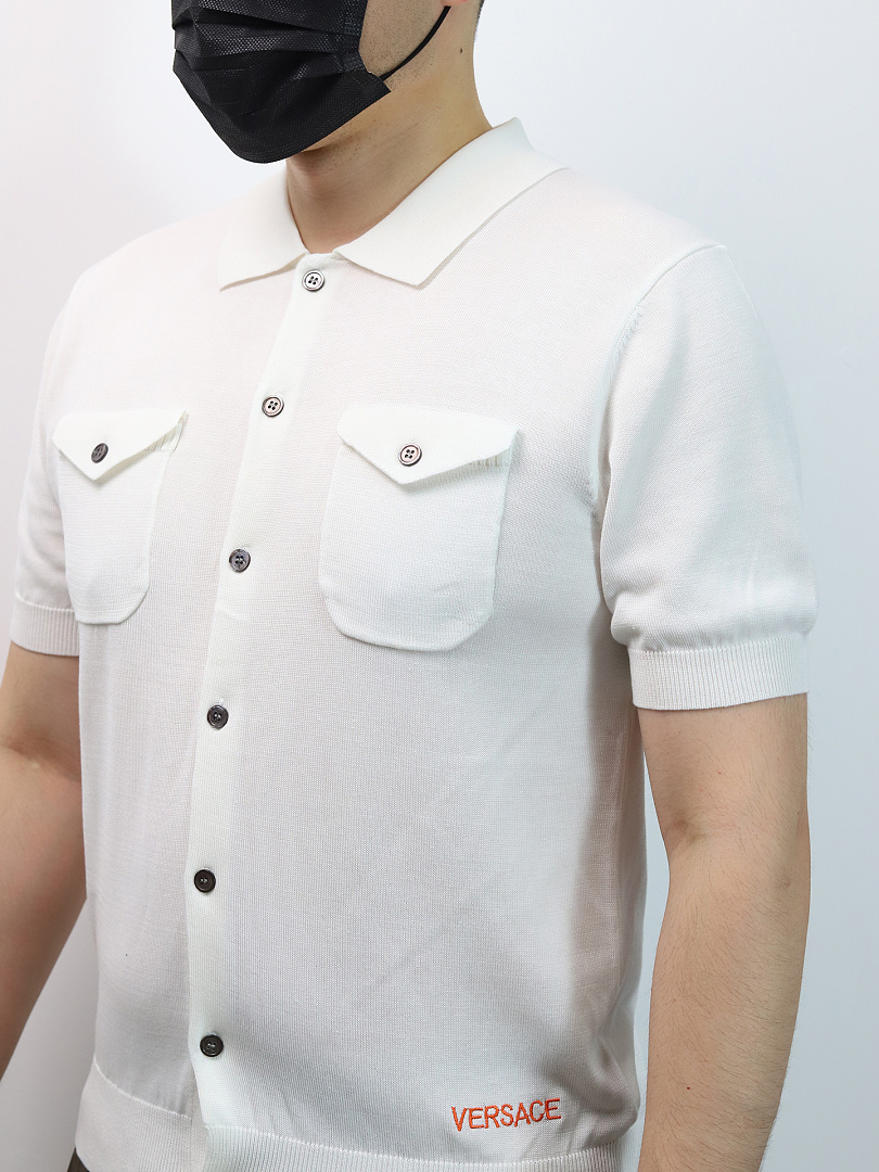 Other VERSACE Knit Button UP Polo - Image 9