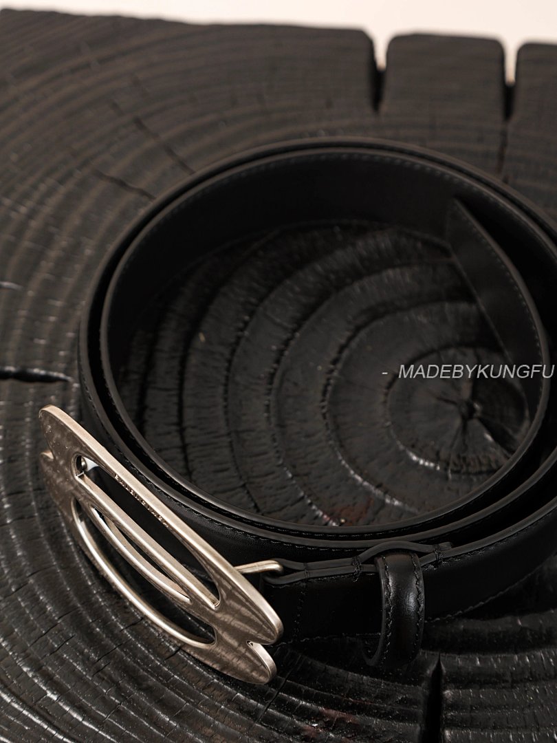 【A+ Item ID 8394 Balenc1Aga (Paris-2024FW Double Ring Silver Buckle Belt Imported) - Image 11