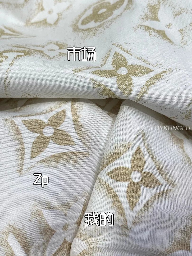 【A+ Item ID 8209 Advanced Customization -2023Ss All Over Print Old Flower Shirt (Gold) - Image 25