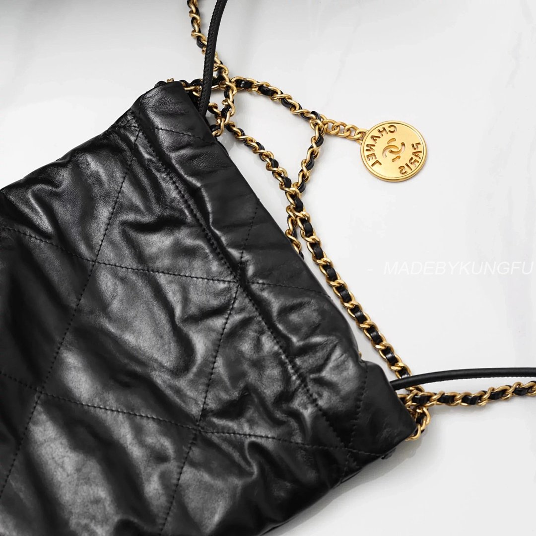 【A+ Item ID 8496 Luxury Garbage Bag -CHANE1- Medieval Goods (Chanel -Vintage- S) - Image 11