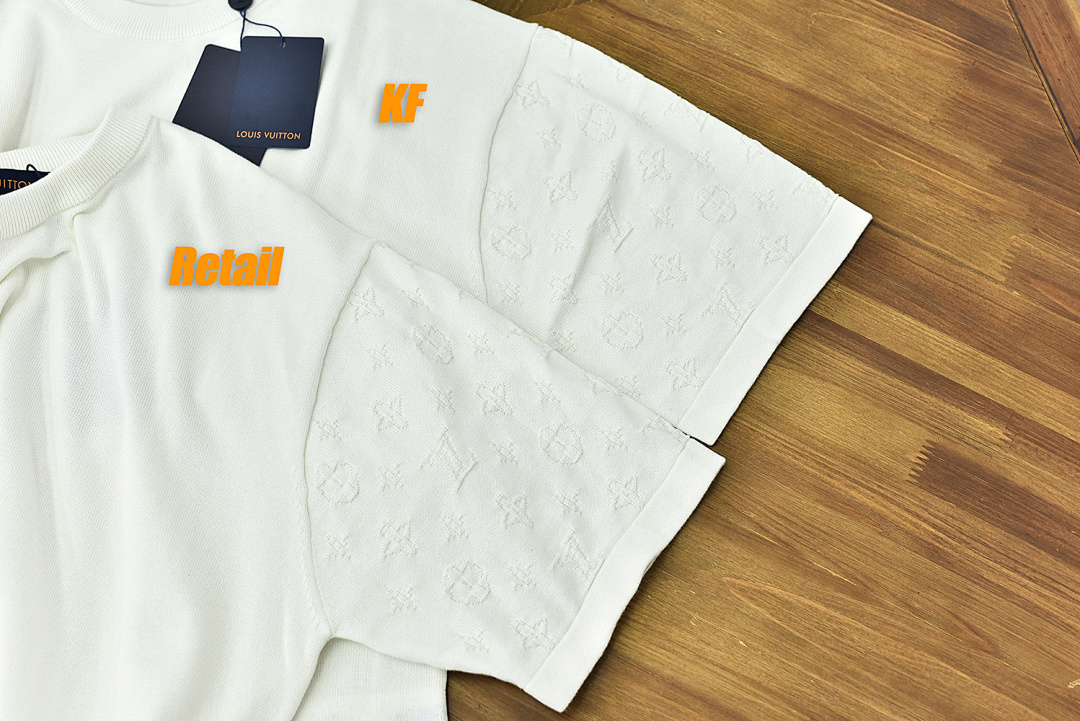 Other 1V Knit Sleeve Jacquard Tee - Image 20
