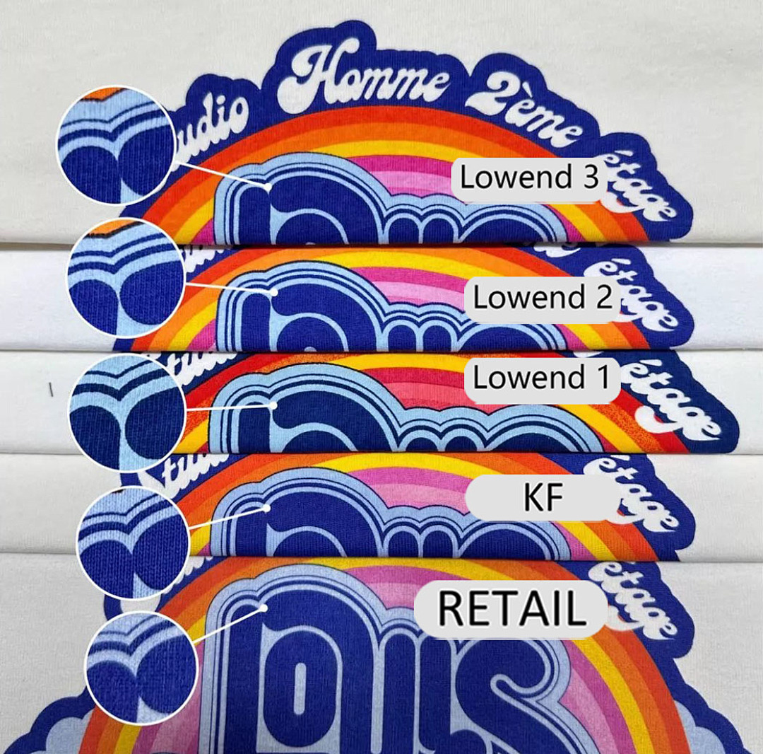Other LV Rainbow Tee 269Yuan (Imported Slurry, No Fluorescence) - Image 8