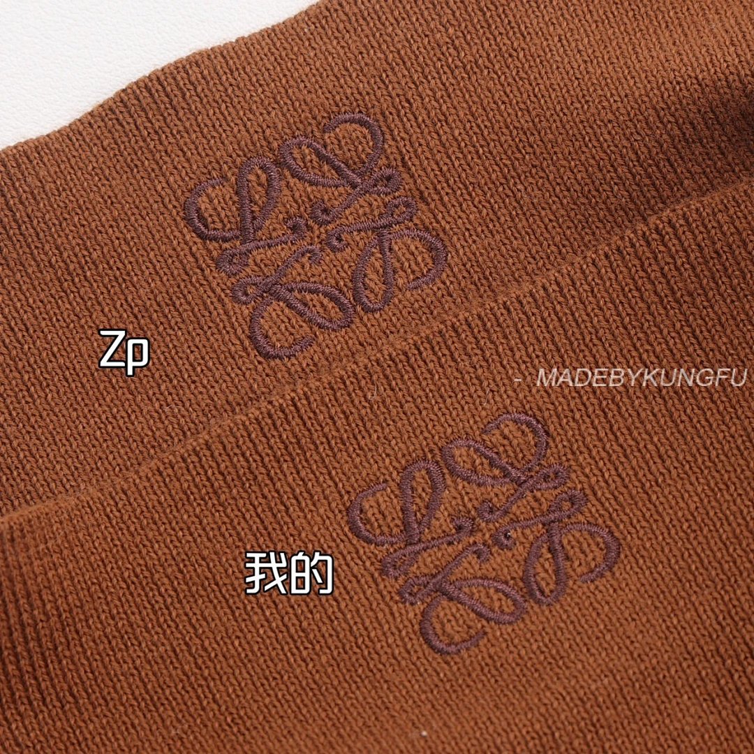 【A+ Item ID 8182 L0EWE-Luoyiwei-2024-Ss-Striped Knitted Pure Cotton Polo Shirt (Brown) - Image 22