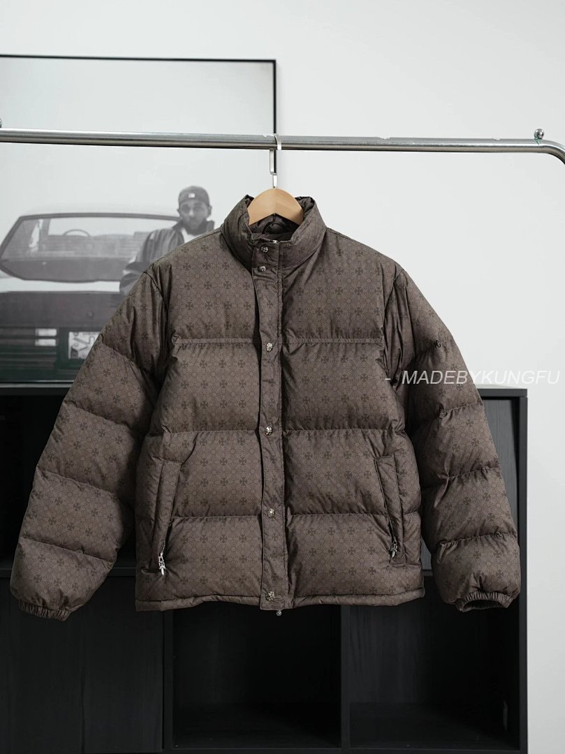 【A+ Item ID 8110 Crow Heart CH Full Print Logo“90 White Duck Down ”“ Exclusive Distress - Image 14