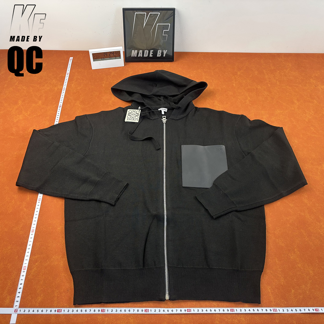 Other Loe 100% Wool Leather Zipper Hoodie - Image 37