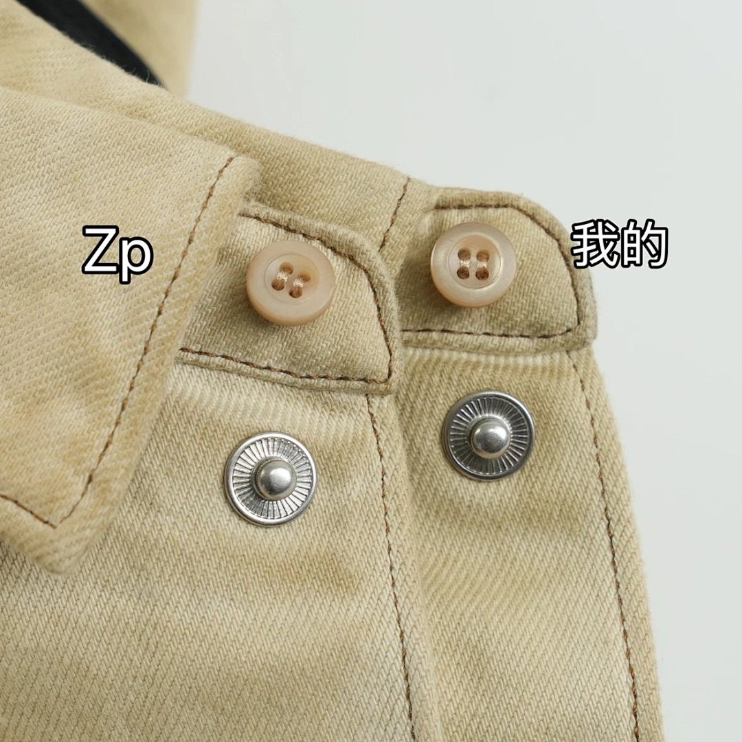 【A+ Item ID 8222 PRD (Dirty Stained Used Jacket _High Ding Triangle_ Solid Color Singl) - Image 24