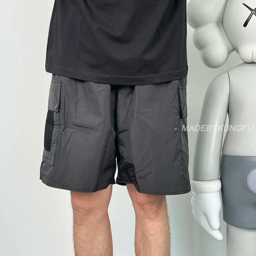 【A+ Item ID 9049 Cargo Shorts 50D Nylon Mesh 20D Fine Spun Main Fabric Solid Color Pocket Five Pack - Image 7