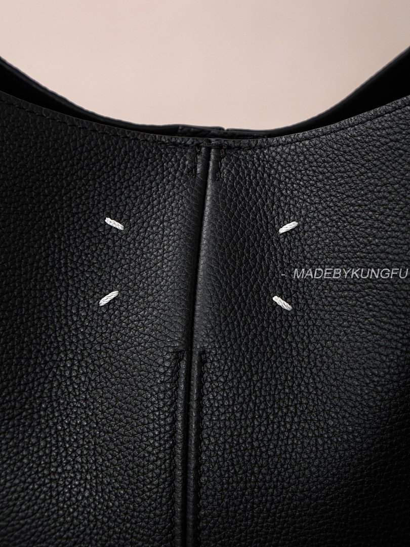 【A+ Item ID 8498 Maison-Mag1Ela Magira Press Age Contrasting Shoulder Straps Black Brow - Image 5