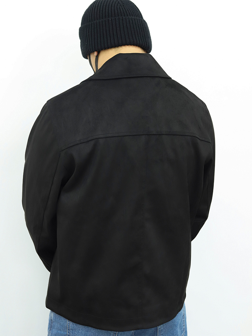 Other Or Sliver Stamping Suede Jacket - Image 7