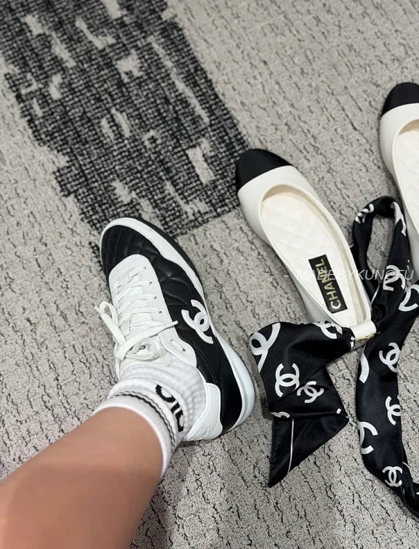 【A+ Item ID 9041 CHANE1 Imported Sheepskin 26S Cowhide Plush Round Headed Panda Low Top German Trai - Image 7