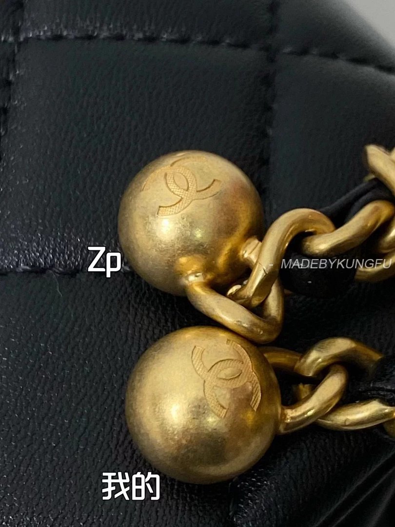【A+ Item ID 8460 CHANEL (Classic Chain Bag Mini Golden Bead Square Fat Flip Sm) - Image 21