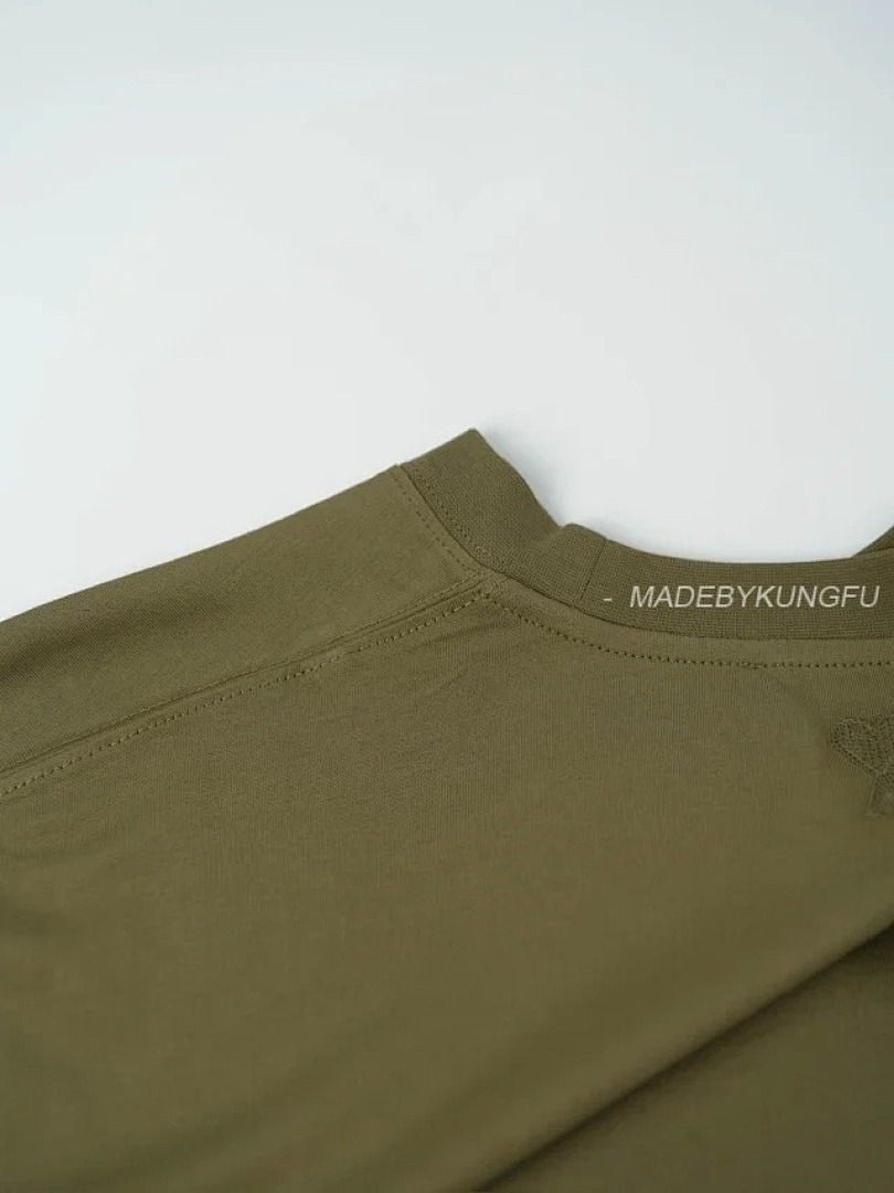【A+ Item ID 9005 Ami Crochet Letter Round Neck Short Sleeve Night Osmanthus (Green) - Image 13