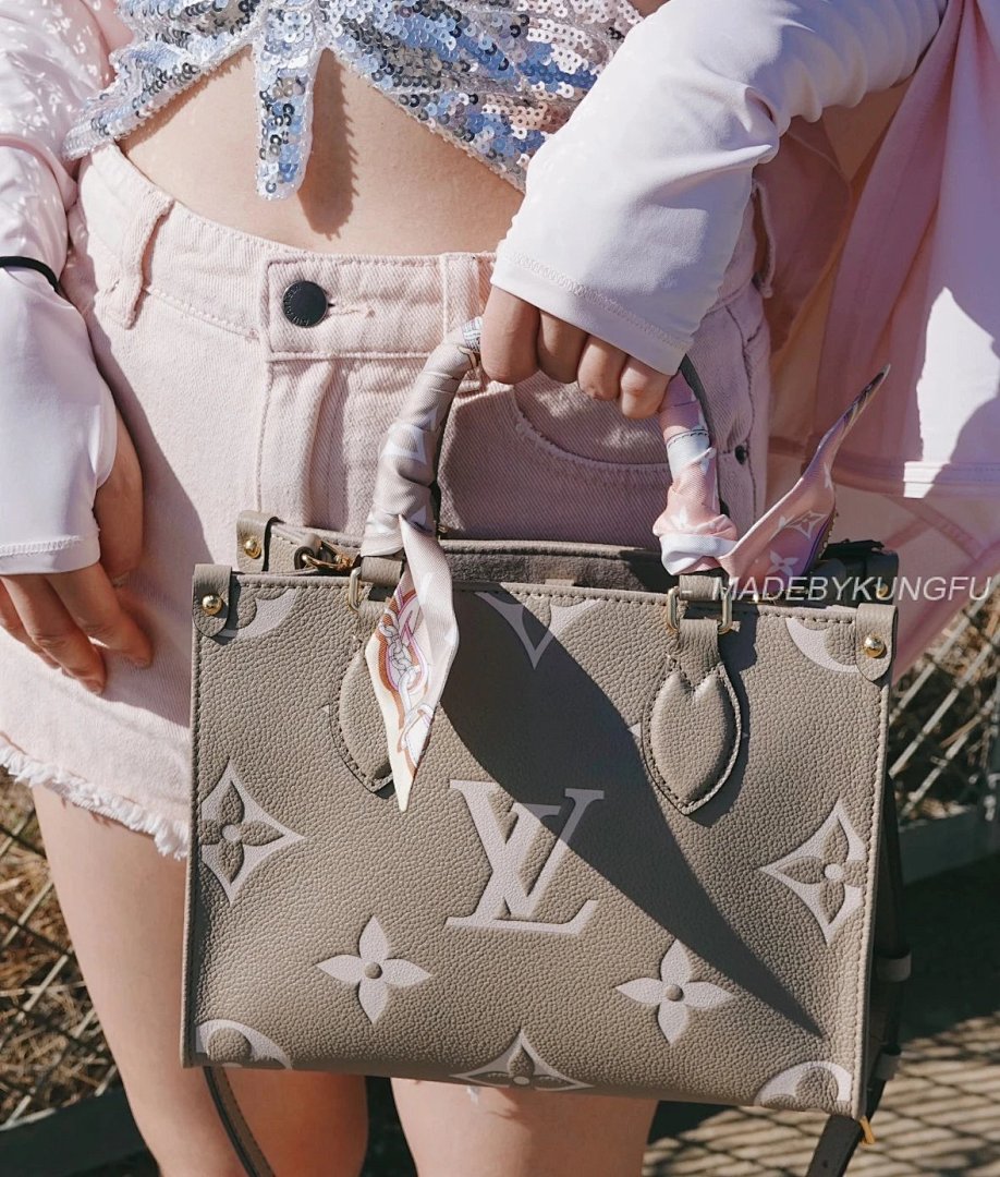 【A+ Item ID 8501 ONTHEGO-PM (Classic Old Flower Full Print Cow Leather Jungle Bag) - Image 34