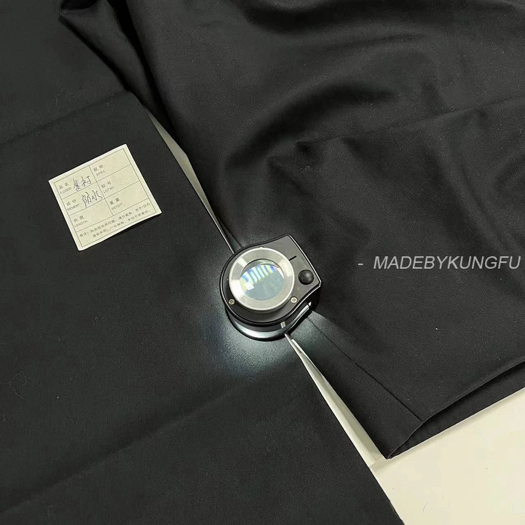 【A+ Item ID 8033 L0EWE-SS26-“ Imported Leather ”“ Combed Cotton Twill ” Solid Color Loo - Image 3