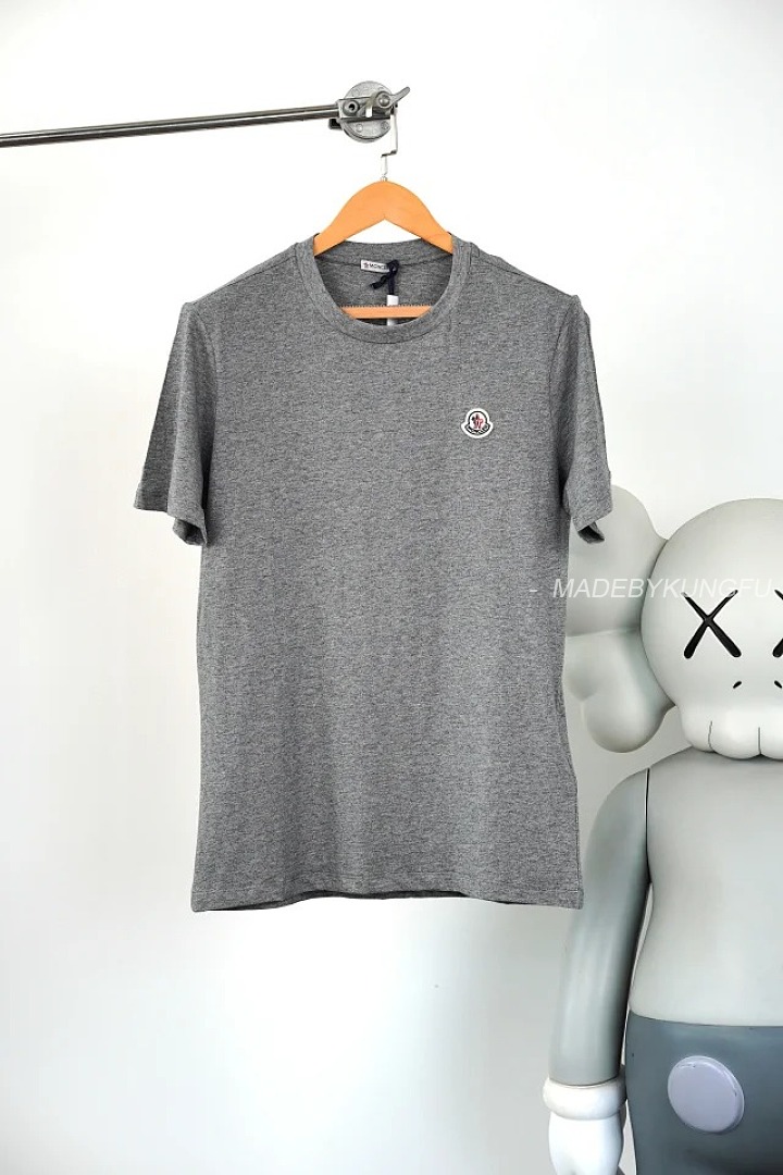 【A+ Item ID 9039 Mon Basic Black And White Gray Short Sleeved Custom Logo Solid Color Round Neck Sh - Image 30