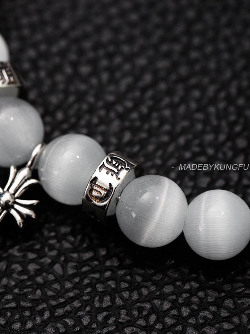 【A+ Item ID 8374 Chrome-Hearts- Crow Heart (Classic Opal Bracelet Sterling Silver) - Image 18