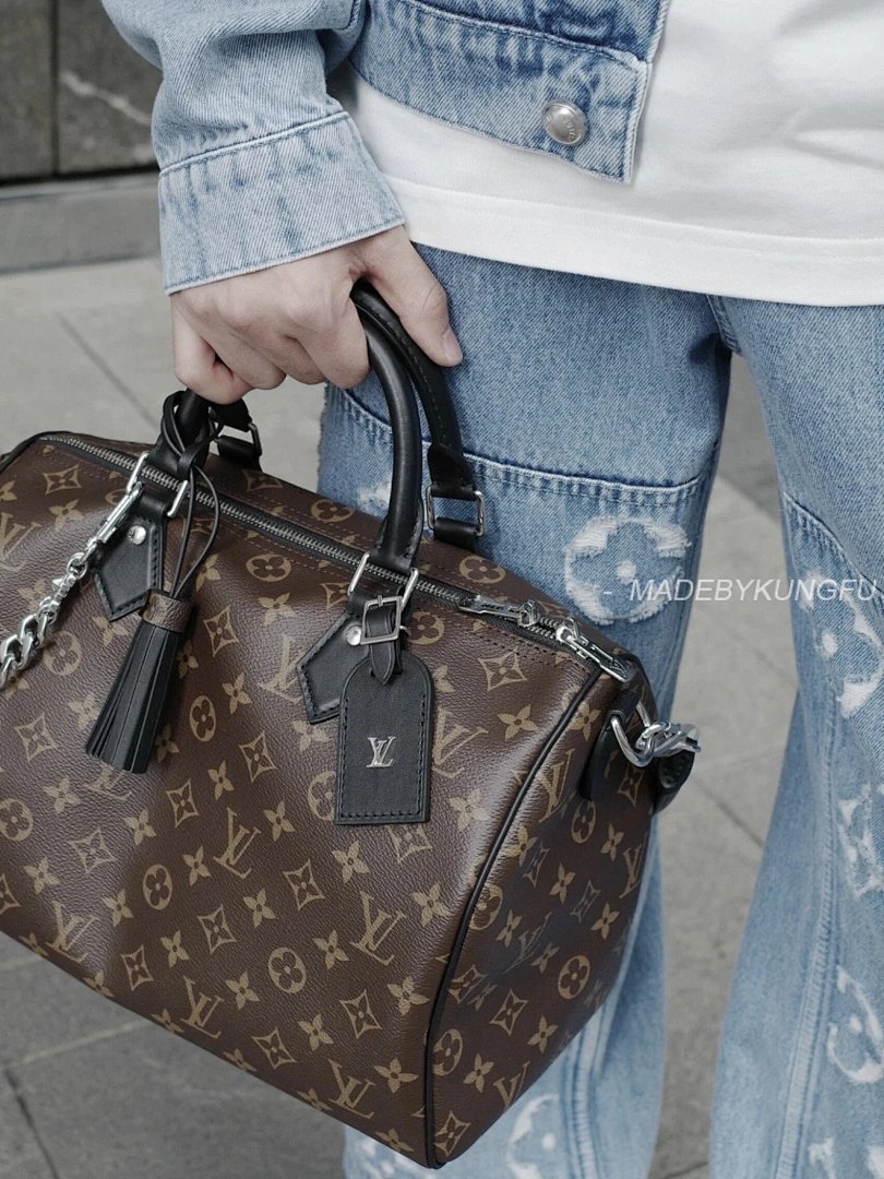【A+ Item ID 8433 Advanced Customization -2022FW-Seedy-30- Classic Brown Bowling Bag (D) - Image 49