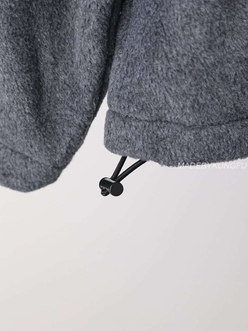【A+ Item ID 8041 M1uMiu-2024-Ss-Fleece Zipper Jacket (Classic Small Label Embroidered) - Image 22