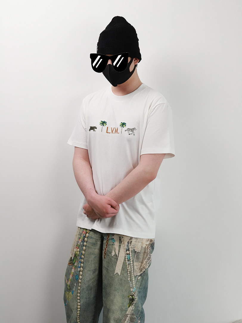 Other 1V Coconut Tree Embroidery Tee - Image 8