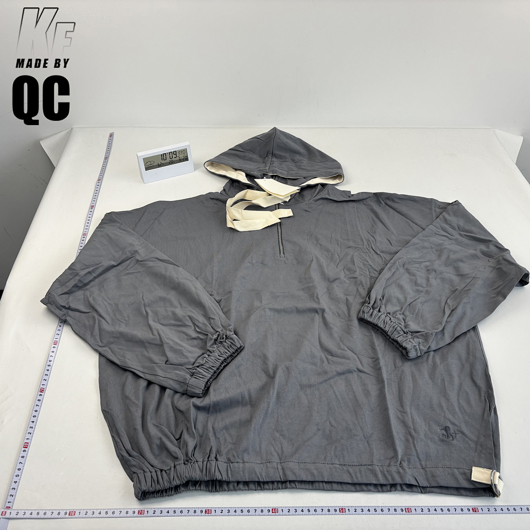 【A+ Item ID 8028 Jil-S@Nder- Gilsanda -2024Ss- Half-Zip Web Hoodie -Oversize Version - Image 41