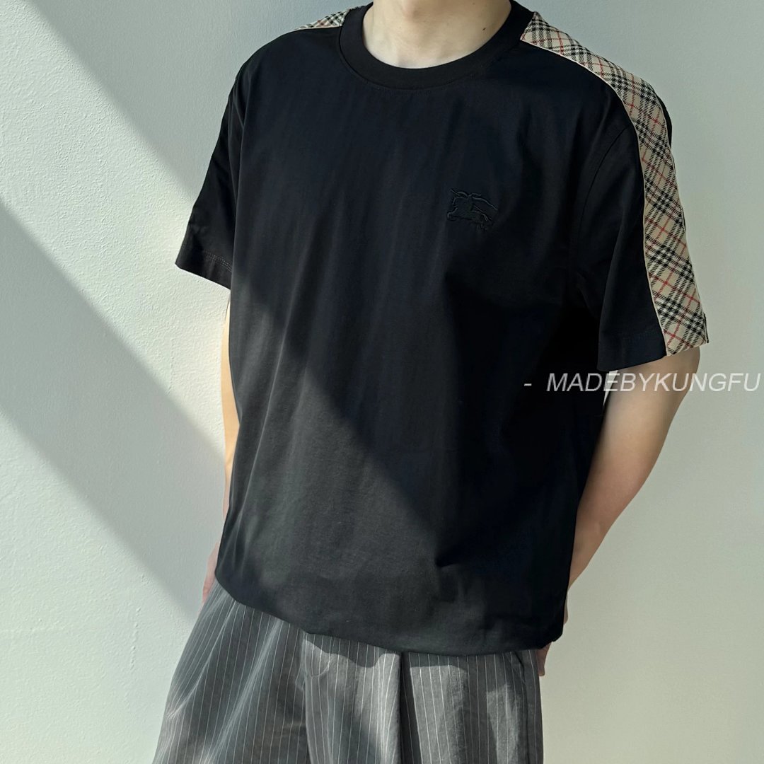 【A+ Item ID 8297 Burberr-BBR-2024Ss- Shoulder Check Web Short Sleeves (W) - Image 30