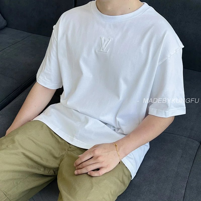 【A+ 【A+ Item ID 8273 Advanced Customization -2025Ss- 3D Embossed Short Sleeves -32 Double C, photo 1