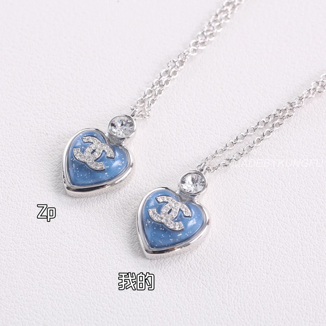 【A+ Item ID 8373 CHANE1- Xiaoxiang -2025Ss-25P Love Series Necklace (Metal Crystal Mat) - Image 26