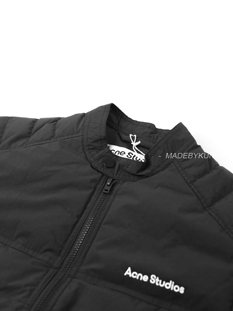 【A+ Item ID 8098 Acne SS25 Logo _National Standard 90 White Duck Down_ Solid Color Zipp - Image 15
