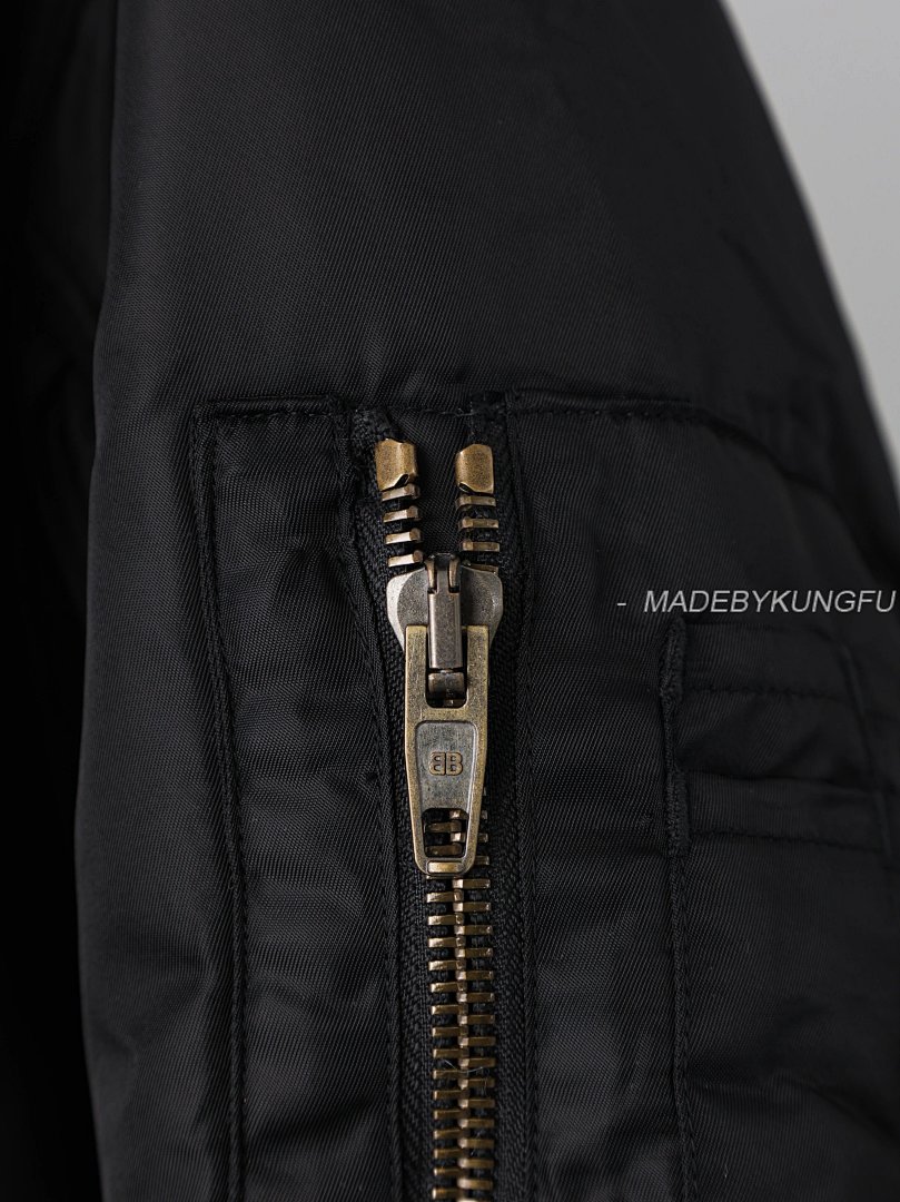 【A+ Item ID 8104 Balenci@Ga- Paris -2022Ss- Strongest Bomber Cotton Clothes (Oversized) - Image 12