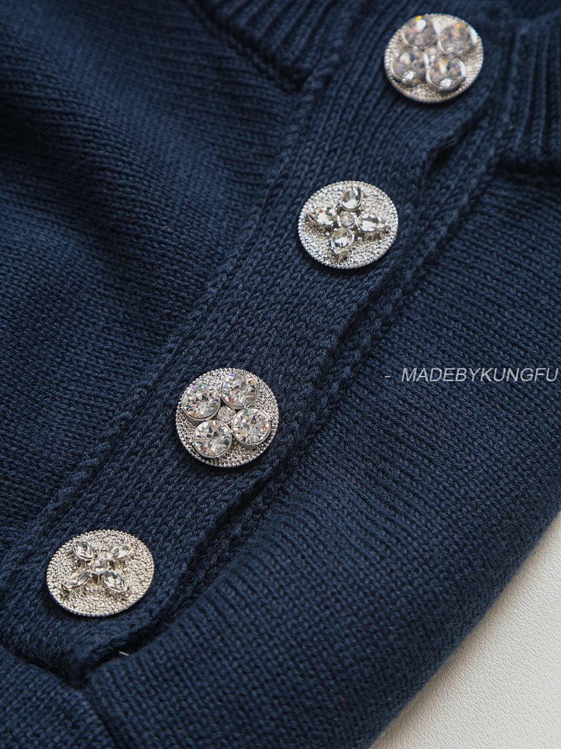 【A+ Item ID 8246 Advanced Customization (Same Style As Wang Jiaer Navy Conch Embroid) - Image 6