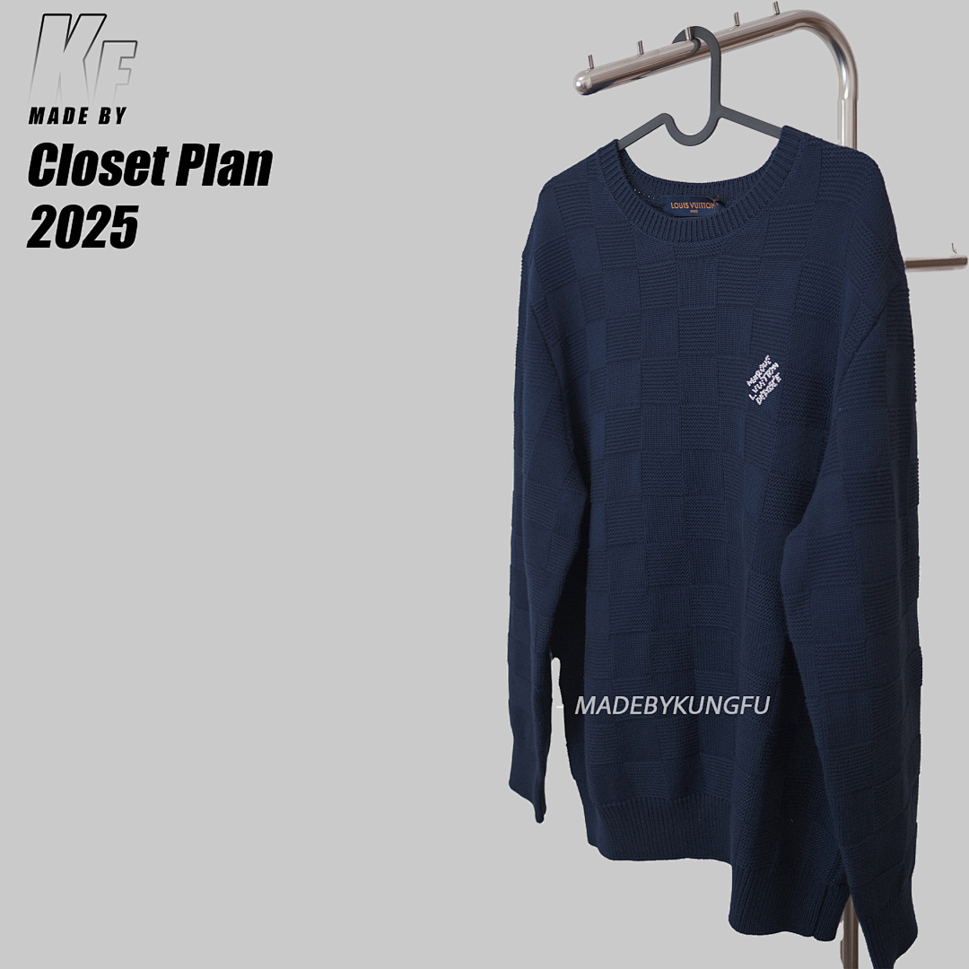 Louis Vuitton 1V Checkerboard Sweater