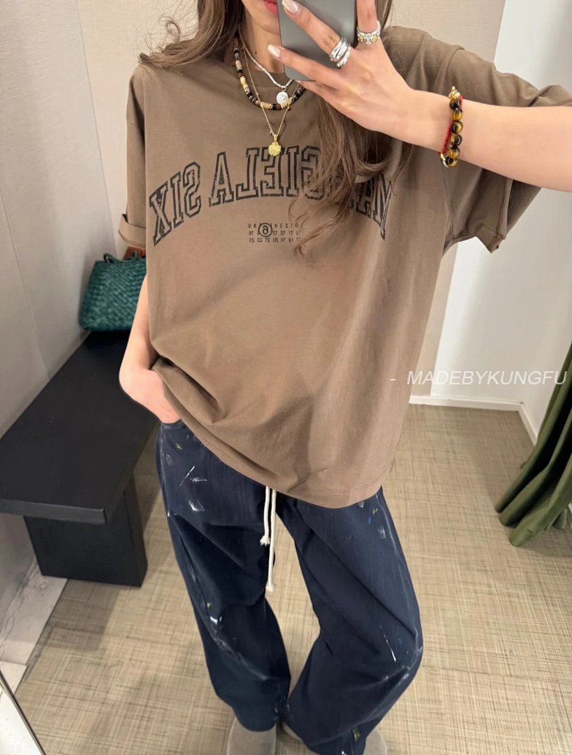 【A+ Item ID 8325 Magira SS25-6 Printed Straight Tube Round Neck Short Sleeved Shirt _Fi - Image 32