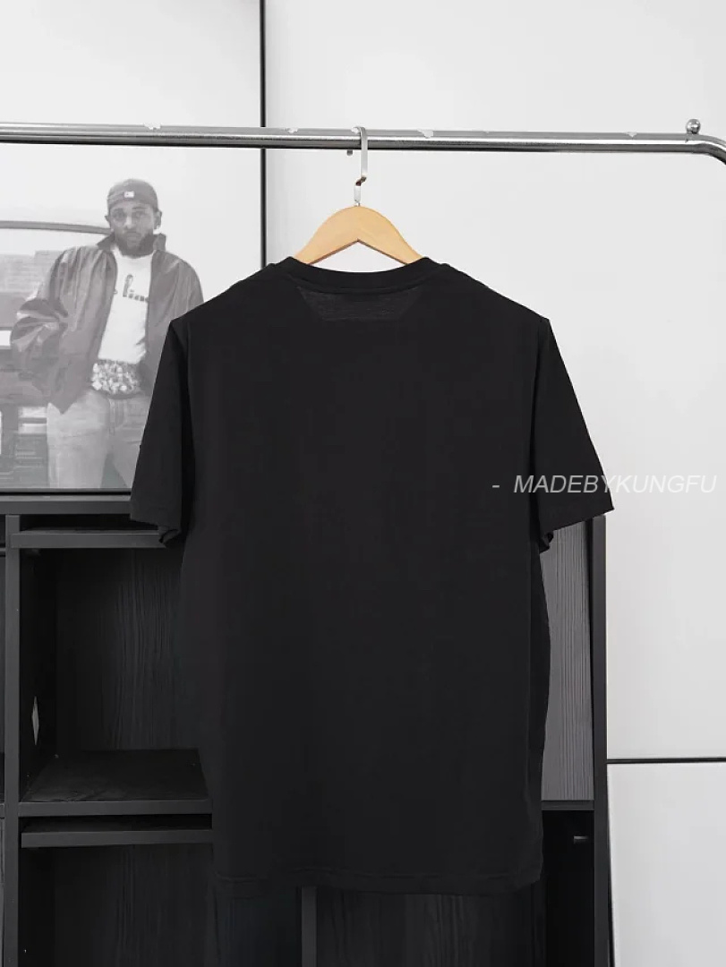 【A+ Item ID 9048 Mon Customized Logo Imported Hot Stamping Material Cotton Jensen Knitted Roun - Image 40