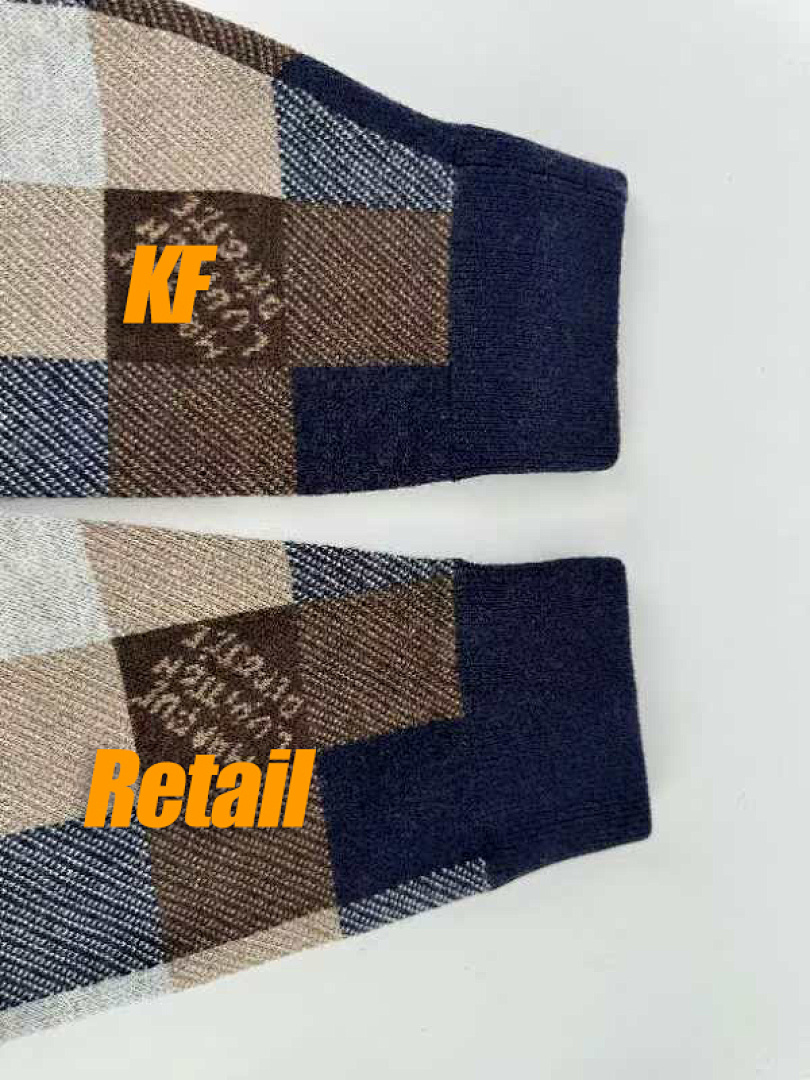 Louis Vuitton 1V Cashmere Knit Pixel Hoodie - Image 3